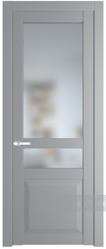 Дверь со стеклом ProfilDoors 1.5.4PD Матовое (Смоки (RAL 870-02))