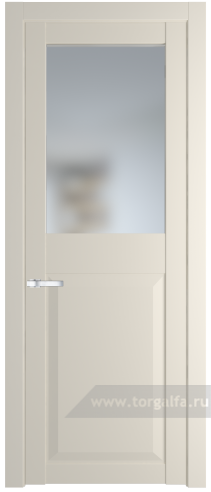 Дверь со стеклом ProfilDoors 1.6.2PD Матовое (Кремовая Магнолия (RAL 120-04))