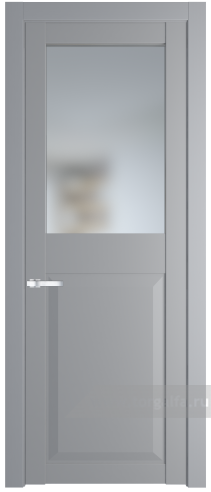 Дверь со стеклом ProfilDoors 1.6.2PD Матовое (Смоки (RAL 870-02))