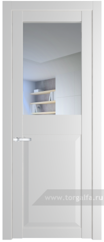 Дверь со стеклом ProfilDoors 1.6.2PD Прозрачное (Крем Вайт (RAL 120-02))