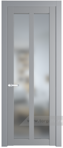 Дверь со стеклом ProfilDoors 1.7.2PD Матовое (Смоки (RAL 870-02))