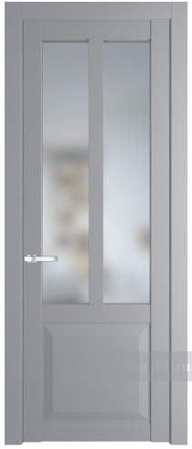 Дверь со стеклом ProfilDoors 1.8.2PD Матовое (Смоки (RAL 870-02))