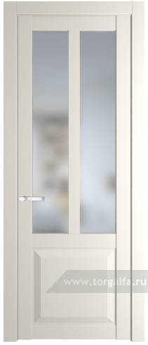 Дверь со стеклом ProfilDoors 1.8.2PD Матовое (Перламутр белый)
