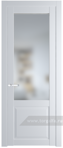 Дверь со стеклом ProfilDoors 2.2.2PD Матовое (Вайт (RAL 110 96 02))