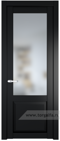 Дверь со стеклом ProfilDoors 2.2.2PD Матовое (Блэк)