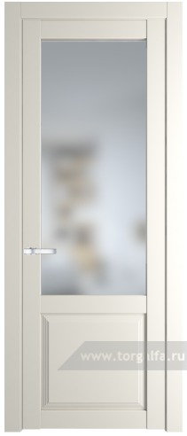 Дверь со стеклом ProfilDoors 2.2.2PD Матовое (Перламутр белый)
