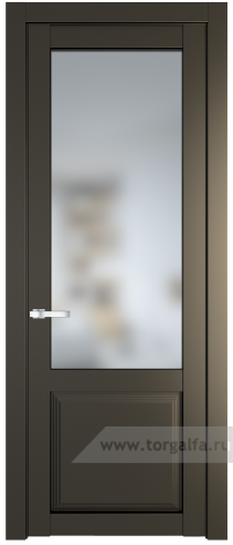 Дверь со стеклом ProfilDoors 2.2.2PD Матовое (Перламутр бронза)