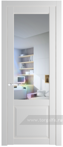 Дверь со стеклом ProfilDoors 2.2.2PD Прозрачное (Крем Вайт (RAL 120-02))