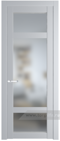 Дверь со стеклом ProfilDoors 2.3.2PD Матовое (Лайт Грей (RAL 870-01))