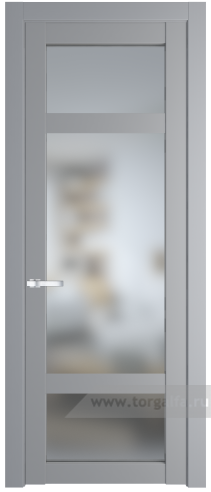 Дверь со стеклом ProfilDoors 2.3.2PD Матовое (Смоки (RAL 870-02))