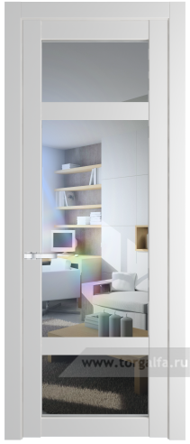 Дверь со стеклом ProfilDoors 2.3.2PD Прозрачное (Крем Вайт (RAL 120-02))