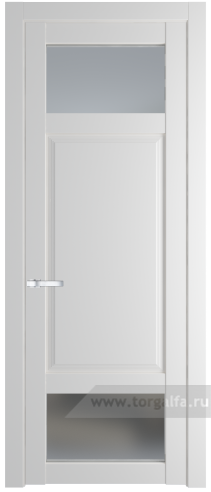 Дверь со стеклом ProfilDoors 2.3.4PD Матовое (Крем Вайт (RAL 120-02))
