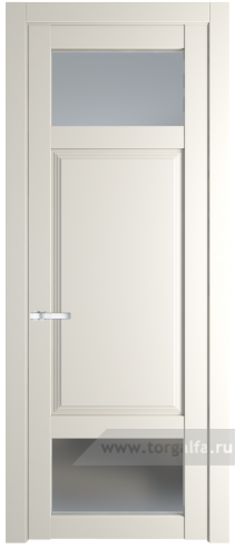 Дверь со стеклом ProfilDoors 2.3.4PD Матовое (Перламутр белый)