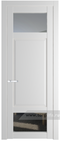 Дверь со стеклом ProfilDoors 2.3.4PD Прозрачное (Крем Вайт (RAL 120-02))