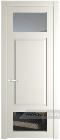 Дверь со стеклом ProfilDoors 2.3.4PD Прозрачное (Перламутр белый)