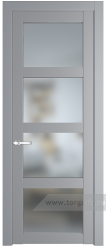 Дверь со стеклом ProfilDoors 2.4.2PD Матовое (Смоки (RAL 870-02))