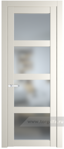 Дверь со стеклом ProfilDoors 2.4.2PD Матовое (Перламутр белый)