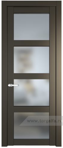 Дверь со стеклом ProfilDoors 2.4.2PD Матовое (Перламутр бронза)