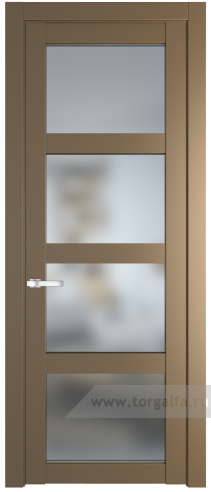 Дверь со стеклом ProfilDoors 2.4.2PD Матовое (Перламутр золото)