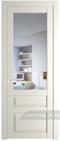 Дверь со стеклом ProfilDoors 2.5.3PD Прозрачное (Перламутр белый)