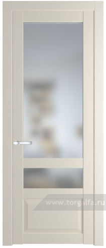 Дверь со стеклом ProfilDoors 2.5.4PD Матовое (Кремовая Магнолия (RAL 120-04))