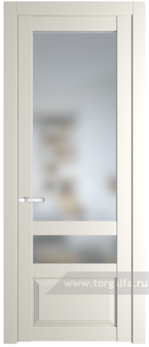 Дверь со стеклом ProfilDoors 2.5.4PD Матовое (Перламутр белый)