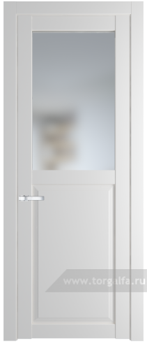 Дверь со стеклом ProfilDoors 2.6.2PD Матовое (Крем Вайт (RAL 120-02))
