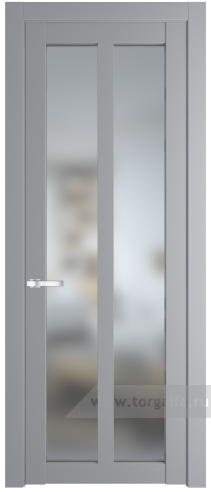 Дверь со стеклом ProfilDoors 2.7.2PD Матовое (Смоки (RAL 870-02))