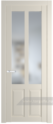 Дверь со стеклом ProfilDoors 2.8.2PD Матовое (Кремовая Магнолия (RAL 120-04))