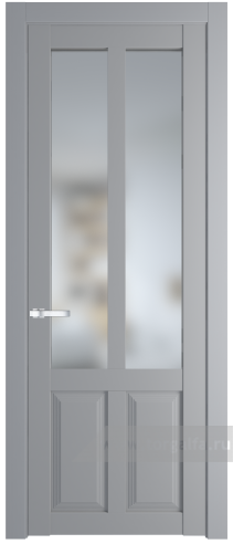 Дверь со стеклом ProfilDoors 2.8.2PD Матовое (Смоки (RAL 870-02))
