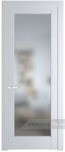 Дверь со стеклом ProfilDoors 3.1.2PD Матовое (Вайт (RAL 110 96 02))