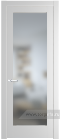 Дверь со стеклом ProfilDoors 3.1.2PD Матовое (Крем Вайт (RAL 120-02))