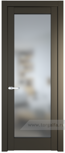 Дверь со стеклом ProfilDoors 3.1.2PD Матовое (Перламутр бронза)