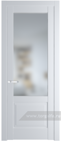 Дверь со стеклом ProfilDoors 3.2.2PD Матовое (Вайт (RAL 110 96 02))
