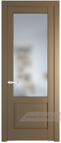 Дверь со стеклом ProfilDoors 3.2.2PD Матовое (Перламутр золото)