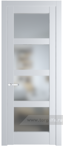 Дверь со стеклом ProfilDoors 3.4.2PD Матовое (Вайт (RAL 110 96 02))