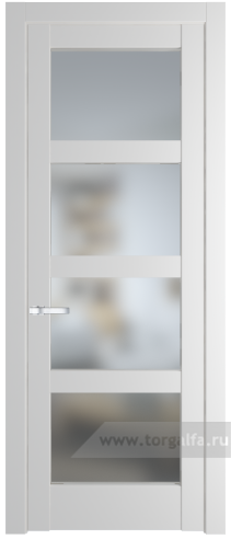 Дверь со стеклом ProfilDoors 3.4.2PD Матовое (Крем Вайт (RAL 120-02))