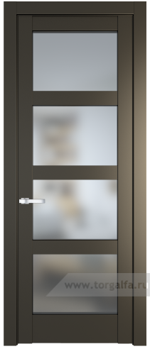 Дверь со стеклом ProfilDoors 3.4.2PD Матовое (Перламутр бронза)