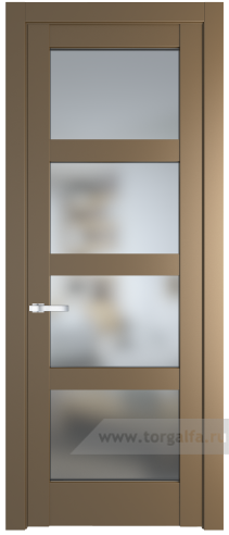 Дверь со стеклом ProfilDoors 3.4.2PD Матовое (Перламутр золото)