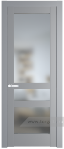 Дверь со стеклом ProfilDoors 3.5.2PD Матовое (Смоки (RAL 870-02))