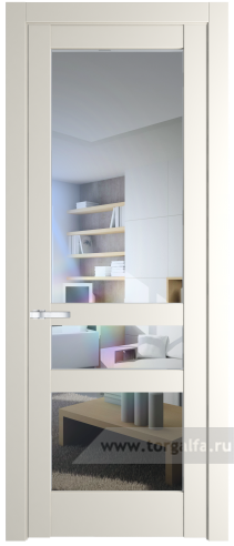 Дверь со стеклом ProfilDoors 3.5.2PD Прозрачное (Перламутр белый)