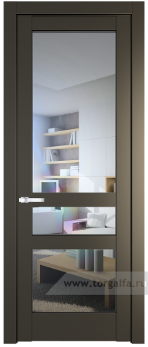 Дверь со стеклом ProfilDoors 3.5.2PD Прозрачное (Перламутр бронза)