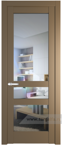 Дверь со стеклом ProfilDoors 3.5.2PD Прозрачное (Перламутр золото)