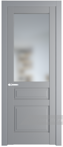 Дверь со стеклом ProfilDoors 3.5.3PD Матовое (Смоки (RAL 870-02))