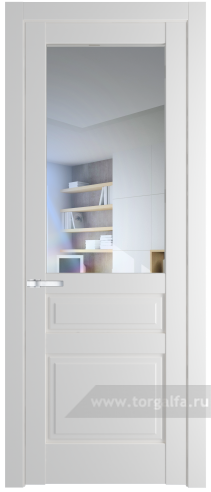 Дверь со стеклом ProfilDoors 3.5.3PD Прозрачное (Крем Вайт (RAL 120-02))