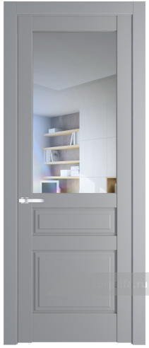 Дверь со стеклом ProfilDoors 3.5.3PD Прозрачное (Смоки (RAL 870-02))
