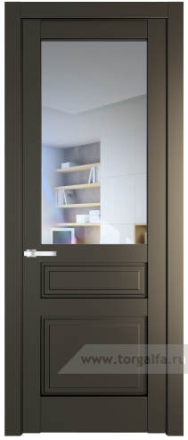 Дверь со стеклом ProfilDoors 3.5.3PD Прозрачное (Перламутр бронза)