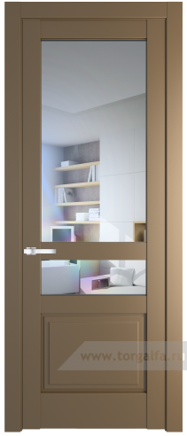 Дверь со стеклом ProfilDoors 3.5.4PD Прозрачное (Перламутр золото)