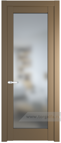 Дверь со стеклом ProfilDoors 4.1.2PD Матовое (Перламутр золото)