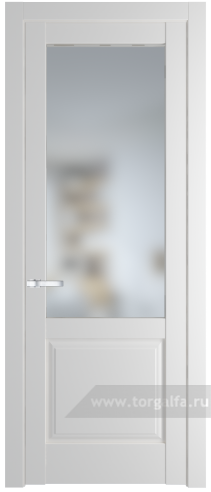 Дверь со стеклом ProfilDoors 4.2.2PD Матовое (Крем Вайт (RAL 120-02))